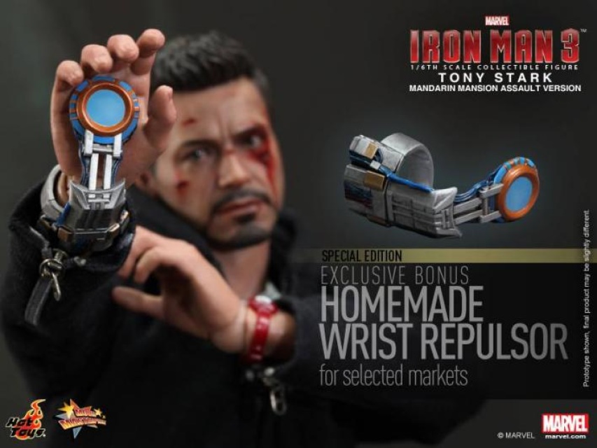 THE MECHANIC Hot Toys MMS209 Iron Man 3 TONY STARK Figure 1/6th Scale SNEAKERS