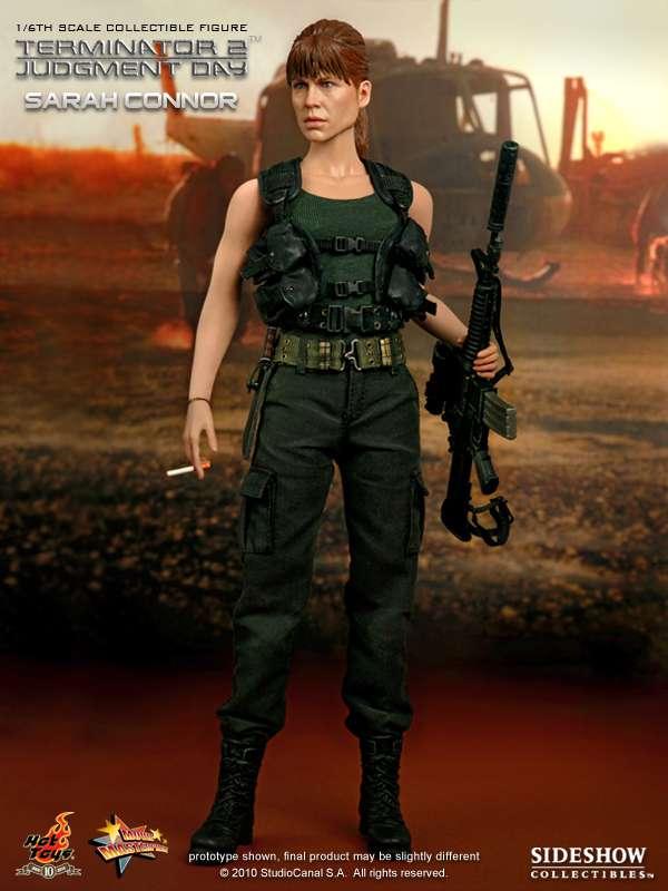 1//6 scale toy Terminator 2 Weathered Long Slide 1911 Pistol Sarah Connor