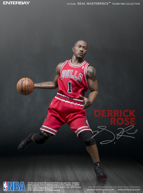 Custom 1:6 Scale Derrick Rose 50 POINT Night & Bulls Jersey TOYs fit  Enterbay