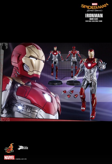Hot Toys PPS004 Spider-Man Homecoming Iron Man Mark 47 XLVII Power Pose Promo 