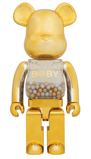 BE@RBRICK 1000% | MY FIRST BE@RBRICK B@BY (GOLD & SILVER ver.)